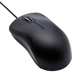 Amazon Basics 3-Button USB Wired Quiet Mouse