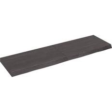 vidaXL 140x40x6 behandlet massivt Væghylde