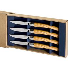 Opinel Chic Stekknivar 4-pack Olivträ Knivset