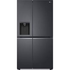 LG Freestanding Fridge Freezers LG NatureFresh GSLV71MCTD Non-Plumbed Black