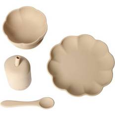 Jack o Juno Little Poppy Dining Set Oatmeal