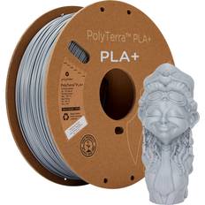 PLA Filamenti Polymaker PM70947 Regular Filamento per stampante 3D PLA contenuto di plastica ridotto, Elevata rigidità 1.75 mm 1000 g Grigio PolyTerra 1 pz