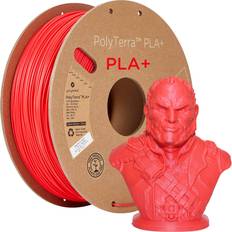 PLA Filamentos Polymaker PolyTerra PLA Red 1.75mm