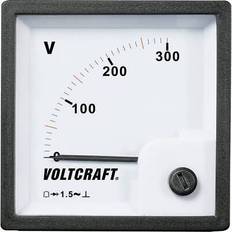 Voltcraft Batterie e Caricabatterie Voltcraft Strumento di misura analogico da pannello AM-72x72/300V 300 V N/A