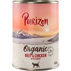 Purizon Kæledyr Purizon Organic 6 400 Oksekød & Kylling Gulerod