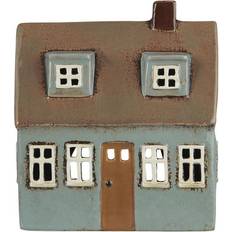 Nyhavn house Ib Laursen Nyhavn House for Tea Light Grey/Brown Fyrfadsstage 17.5cm