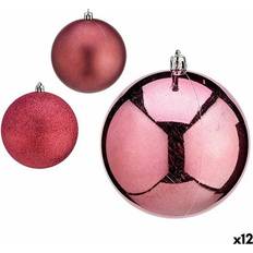 Pink - Træ Juletræspynt julekugler Pink Plastik 10 12 enheder Juletræspynt