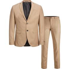 Langermede Dresser Jack & Jones Solaris Super Slim Fit Suit - Beige/Curds/Whey