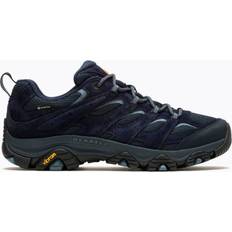 Merrell moab 3 gtx men Merrell Moab 3 GTX Leather Textile Men's Hiking Shoes - Navy