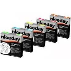 Niceday Coloured Circular Labels Orange 10mm