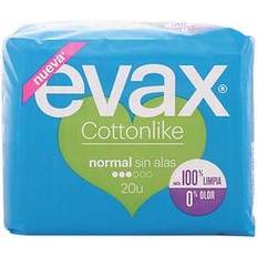 Deodorants Evax Cottonlike Compresas Normal Sin Alas 20 Uds