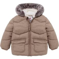 Beige Jackets Children's Clothing Rokka&Rolla Baby Boys Infants Puffer Coat Toddler Hooded Winter Jacket Sizes 6-24M