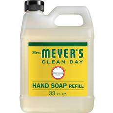 Aluminum-Free Skin Cleansing Mrs. Meyer's Hand Soap Honeysuckle Liquid Refill 33fl oz