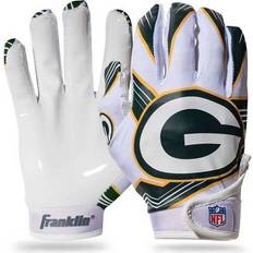 Franklin Sports Green Bay Packers Youth NFL Football Receiver Gloves M/L Pair