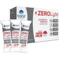 Kulhydrater Trace Minerals Research ZEROlyte Elektrolyte Drink Mix Salty 30 pakker