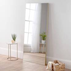 Yearn Mirrors Yearn Delicacy Wood Frame Leaner Wall Mirror