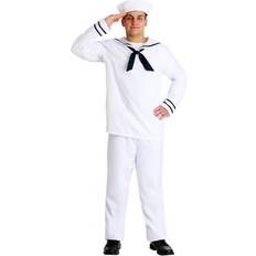 Teen Fancy Dresses White Sailor Teen Costume White TN