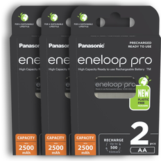 Batteries et Chargeurs Panasonic Eneloop Pro AA Compatible 2-pack