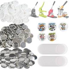 VEVOR Fournitures de bureau VEVOR Badge Personnalise 58 mm 500 Kits Consommables pour Couvercle Fond