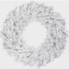 White Decorations Northlight 30" White Canadian Pine Artificial Christmas Wreath