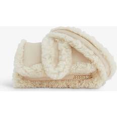 Jacquemus Womens Light Beige Le Petit Bambimou Shearling Shoulder bag