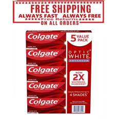 Colgate Toothpastes Colgate optic white advanced teeth whitening toothpaste