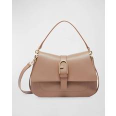 Furla Tasker Furla Flow M Læderhåndtaske - Grå/Greige