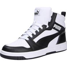 Puma Zapatillas Puma Rebound V6 Mid Jr - White/Black/Shadow Gray