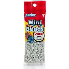 Mini Perler Beads 2000/Pkg-Light Gray