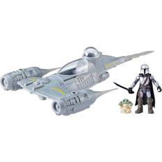 Star Wars Play Set Star Wars Mission Fleet Mando's N-1 Speed Run Action Figure Set