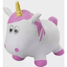 Animals Jumping Toys Unicorn Hopper Toy, White