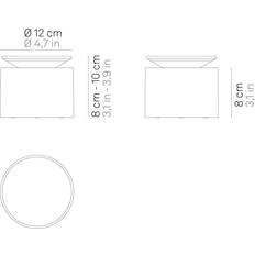 Zafferano Lampes de table Zafferano LED Push-Up Sand LD1050S3 Lampe de table