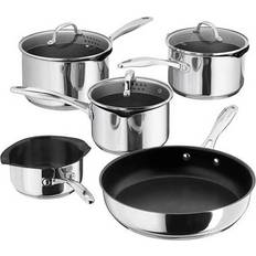 Pour Spouts Cookware Sets Stellar 7000 Non-Stick Cookware Set with lid 5 Parts