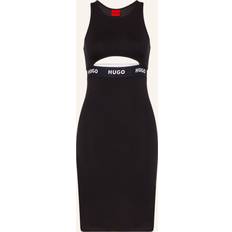 HUGO BOSS Vestidos HUGO BOSS Nassari sin mangas negro blanco mujer - Black/White