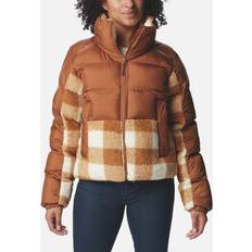 Columbia Leadbetter Point Sherpa Hybrid Jakke, Camel Brown