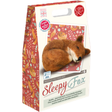 Sleepy fox needle felting kit