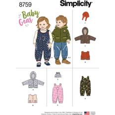 Needlework Patterns Simplicity Babies Sportswear Sewing Pattern, 8759, XS-XL