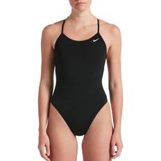 Swimsuits Nike Hydrastrong Lace-Up Back One-Piece Black