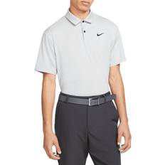 Nike Elastane/Lycra/Spandex Polo Shirts Nike Men's Dri-FIT Tour Solid Golf Polo, Medium, Light Smoke Grey/Black