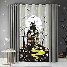 Gardiner & Tillbehör Bedlam Halloween Öljettgardin B 54 x L 84 138 x 214 cm