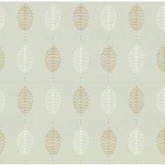 Little Greene 50er Jahre Tapete Cones Deep 150 Grön