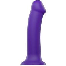 Strap-on-Me – Bendable Dildo – Semirealistisk med dubbel densitet – kraftfull sugkopp – silikon med dubbel densitet – ftalatfri – allergivänlig – storlek XL – lila