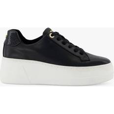 Dune London Trainers Dune London Episode Leather Reptile Detail Flatform Trainers