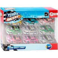 Cars mini racers Toi-Toys Turbo Racers Mini Rally Pull Back Cars 9pcs. Fjernlager, 5-6 dages levering