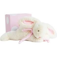 Babyverzorging Pluche Doudou & compagnie Lapin Bonbon Rose Blanc