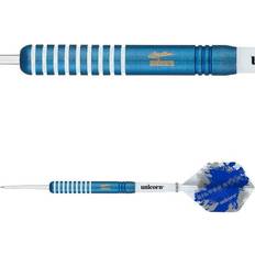 Einhörner Outdoor-Spiele Unicorn Steel Tip Darts Silver Star Gary Anderson Dartpfeile mit Stahlspitze, blau, 25 g