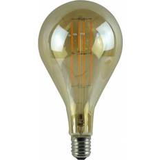 LED decopære, 3W, røgfarvet glas