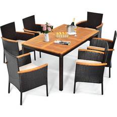 Costway 7PCS Patio Dining Set