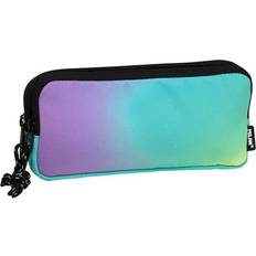 Estuches para lápices MiLAN Estuche Con 3 Cremalleras Sunset Verde-Lila