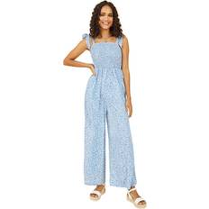 Blue - Women Jumpsuits & Overalls Yumi Mela London Ditsy Print Jumpsuit, Blue